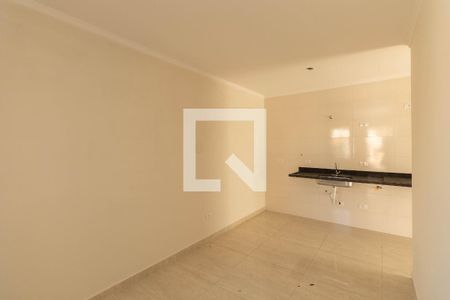 Sala/Cozinha de apartamento à venda com 2 quartos, 47m² em Parque Vitoria, São Paulo
