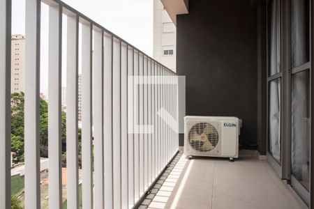 Varanda de kitnet/studio para alugar com 1 quarto, 30m² em Vila Clementino, São Paulo