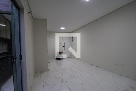 Sala de apartamento à venda com 3 quartos, 90m² em Vila Scarpelli, Santo André