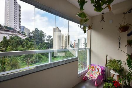 Varanda da Sala de apartamento à venda com 1 quarto, 40m² em Jardim Ampliacao, São Paulo