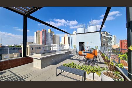 Área Comum - Rooftop de kitnet/studio à venda com 1 quarto, 35m² em Sumarezinho, São Paulo