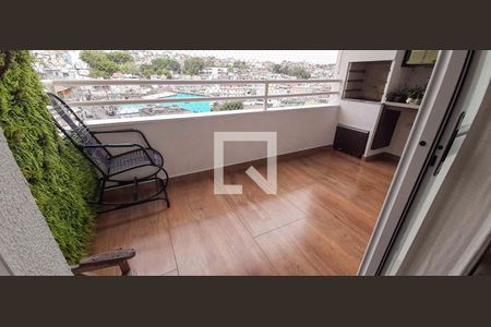 Varanda da Sala de apartamento à venda com 2 quartos, 52m² em Conceição, Osasco