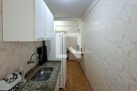 Cozinha de apartamento para alugar com 1 quarto, 40m² em Cidade Ocian, Praia Grande