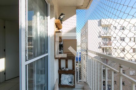 Varanda da Sala de apartamento para alugar com 2 quartos, 33m² em Vila Nova Curuca, São Paulo