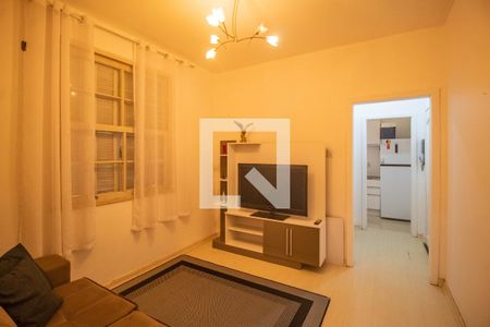 Sala de apartamento à venda com 1 quarto, 40m² em Menino Deus, Porto Alegre