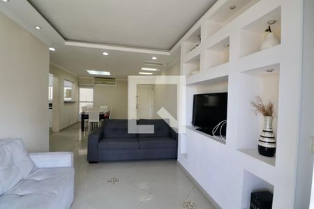 Sala de apartamento para alugar com 4 quartos, 126m² em Jardim Praiano, Guarujá