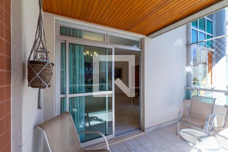 Varanda da Sala de apartamento à venda com 3 quartos, 125m² em Belvedere, Belo Horizonte