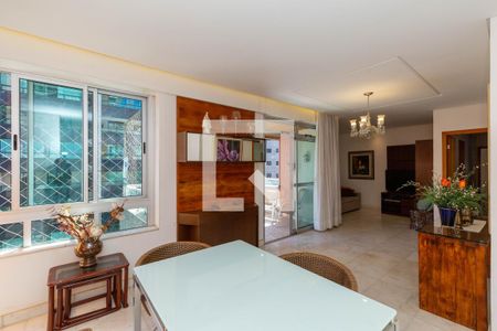 Sala de apartamento à venda com 3 quartos, 125m² em Belvedere, Belo Horizonte