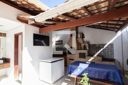 Espaço Gourmet de casa à venda com 4 quartos, 303m² em União, Belo Horizonte