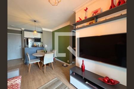 Sala de apartamento à venda com 3 quartos, 62m² em Vila Curuçá, Santo André