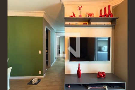 Sala de apartamento à venda com 3 quartos, 62m² em Vila Curuçá, Santo André