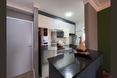 Cozinha de apartamento à venda com 3 quartos, 62m² em Vila Curuçá, Santo André