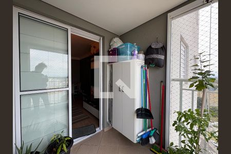 Varanda de apartamento à venda com 3 quartos, 62m² em Vila Curuçá, Santo André