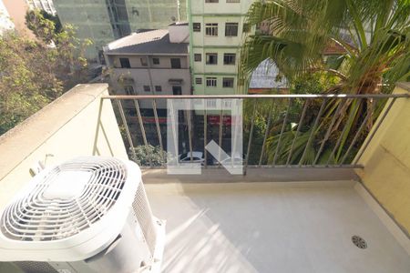 Varanda da Sala de apartamento para alugar com 1 quarto, 45m² em Vila Buarque, São Paulo