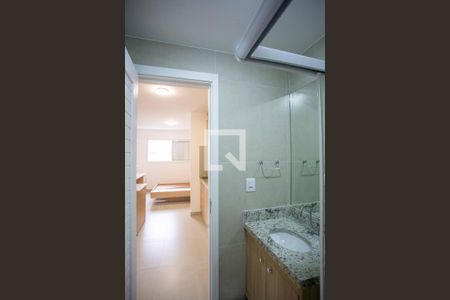 Banheiro de kitnet/studio para alugar com 1 quarto, 20m² em Centro, Diadema