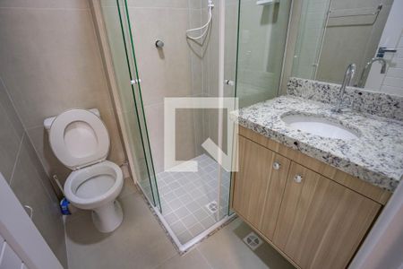 Banheiro de kitnet/studio para alugar com 1 quarto, 20m² em Centro, Diadema