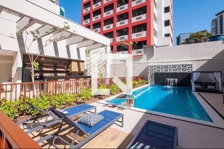 Área comum de kitnet/studio para alugar com 1 quarto, 22m² em Pinheiros, São Paulo