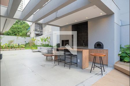 Área comum - Churrasqueira de kitnet/studio à venda com 1 quarto, 22m² em Consolação, São Paulo
