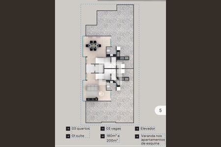 Apartamento à venda com 3 quartos, 90m² em Cabral, Contagem