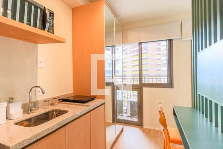 Studio de kitnet/studio para alugar com 1 quarto, 23m² em Jardim das Acacias, São Paulo