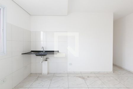 Sala/Cozinha de apartamento à venda com 2 quartos, 47m² em Vila Carmosina, São Paulo
