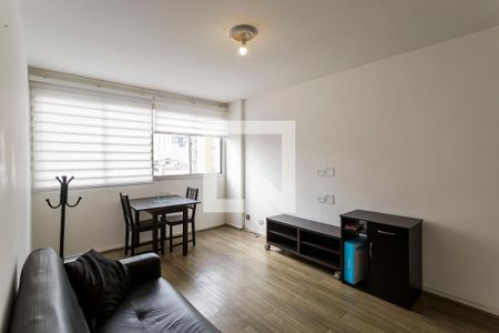 Sala de apartamento à venda com 1 quarto, 53m² em Indianópolis, São Paulo
