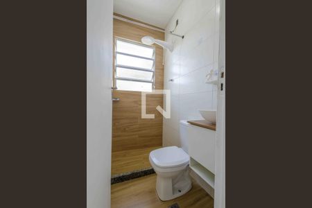 Banheiro de kitnet/studio para alugar com 1 quarto, 30m² em Recreio dos Bandeirantes, Rio de Janeiro