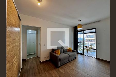 Sala de apartamento à venda com 1 quarto, 52m² em Jardim Santo Amaro, São Paulo