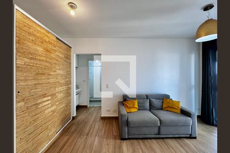 Sala de apartamento à venda com 1 quarto, 52m² em Jardim Santo Amaro, São Paulo