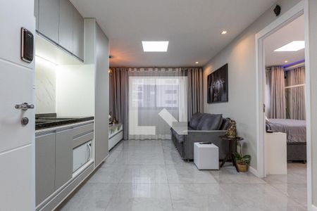 Sala de apartamento para alugar com 1 quarto, 40m² em Jardim Independência (são Paulo), São Paulo