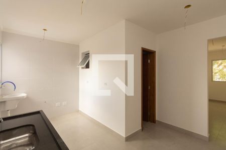Cozinha e Área de Serviço de apartamento para alugar com 1 quarto, 52m² em Vila Isolina Mazzei, São Paulo