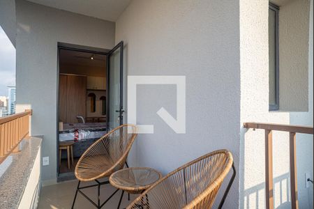 Varanda de kitnet/studio para alugar com 1 quarto, 26m² em Consolação, São Paulo