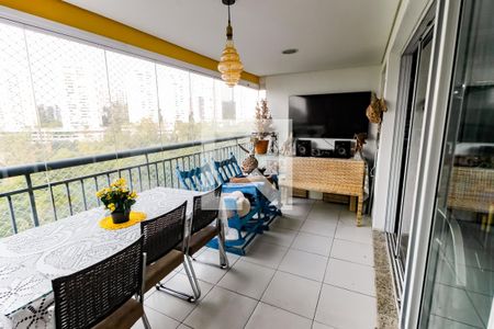 Varanda gourmet de apartamento à venda com 3 quartos, 134m² em Parque Reboucas, São Paulo