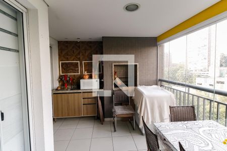 Detalhe - Varanda gourmet de apartamento à venda com 3 quartos, 134m² em Parque Reboucas, São Paulo