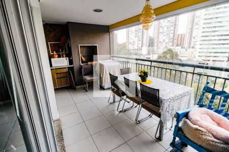 Varanda gourmet de apartamento à venda com 3 quartos, 134m² em Parque Reboucas, São Paulo