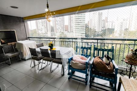 Varanda gourmet de apartamento à venda com 3 quartos, 134m² em Parque Reboucas, São Paulo