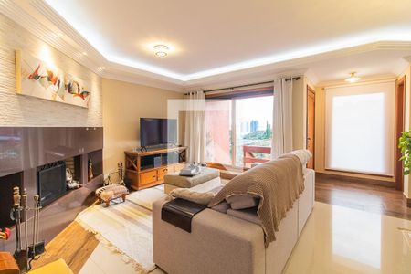 Sala de casa de condomínio à venda com 3 quartos, 382m² em Cristal, Porto Alegre