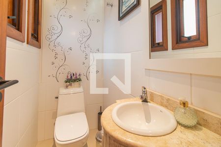 Lavabo de casa de condomínio à venda com 3 quartos, 382m² em Cristal, Porto Alegre