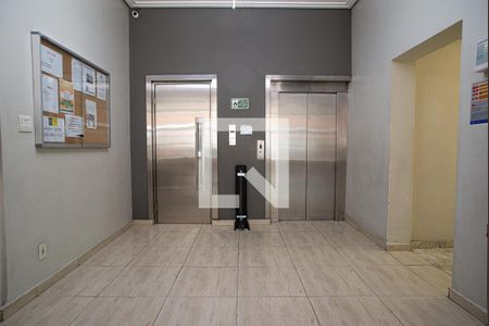 Área comum - Elevadores de apartamento à venda com 1 quarto, 35m² em Centro Histórico de São Paulo, São Paulo