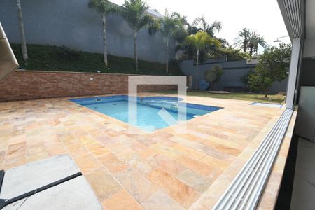 Piscina de casa de condomínio à venda com 4 quartos, 402m² em Alphaville Dom Pedro, Campinas