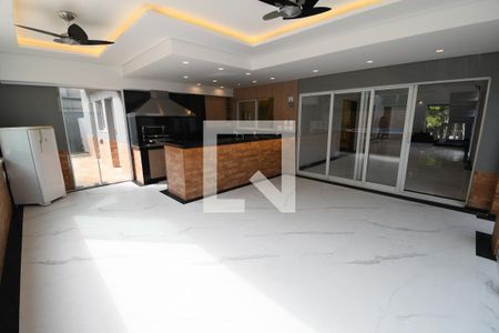 Varanda gourmet de casa de condomínio à venda com 4 quartos, 402m² em Alphaville Dom Pedro, Campinas