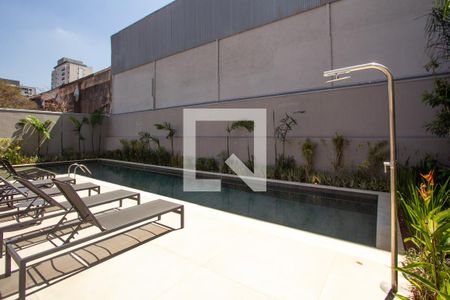 Área comum - Piscina de apartamento à venda com 1 quarto, 27m² em Moema, São Paulo