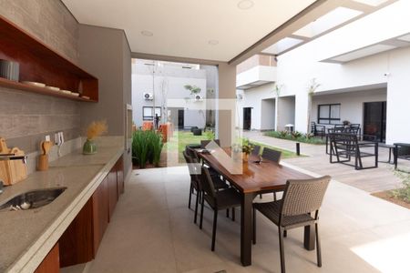 Área comum - Churrasqueira de apartamento à venda com 1 quarto, 27m² em Moema, São Paulo