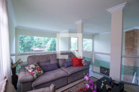 Sala de TV de casa de condomínio para alugar com 4 quartos, 340m² em Granja Olga Iii, Sorocaba