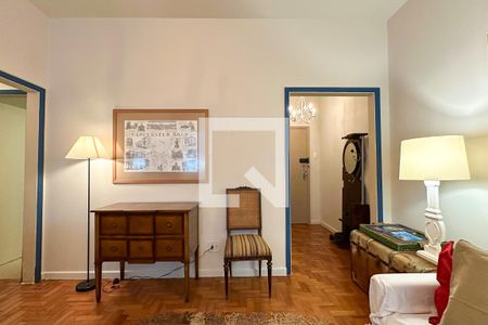 Sala de apartamento à venda com 3 quartos, 105m² em Leblon, Rio de Janeiro