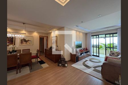 Sala de apartamento à venda com 3 quartos, 142m² em Vila Assunção, Santo André