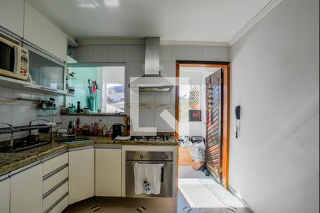 Cozinha e Área de Serviço de casa de condomínio à venda com 3 quartos, 138m² em Jardim Santo Antônio, Santo André
