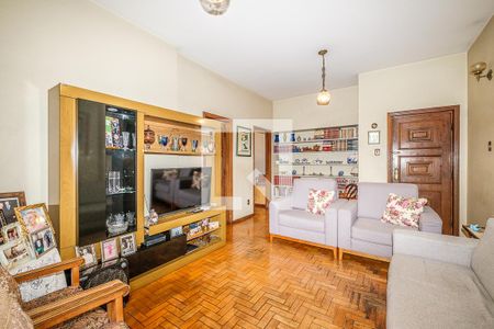 Sala de apartamento à venda com 4 quartos, 117m² em Funcionários, Belo Horizonte