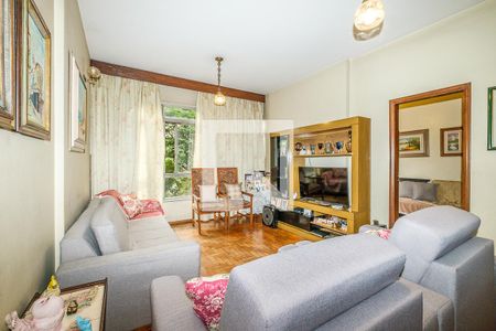 Sala de apartamento à venda com 4 quartos, 117m² em Funcionários, Belo Horizonte