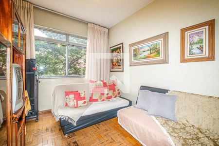 Sala de apartamento à venda com 4 quartos, 117m² em Funcionários, Belo Horizonte